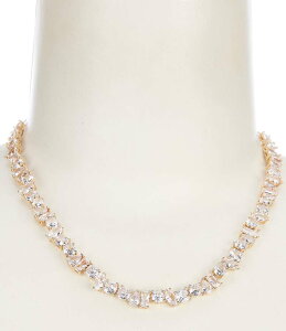 �Z�U���k ���f�B�[�X �A�N�Z�T���[ �l�b�N���X�E�`���[�J�[ ���[�X Cezanne Crystal CZ Multi Shape Stone Frontal Collar Necklace Gold/CZ �S�[���h