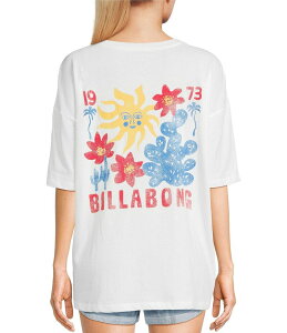 �r���{�� ���f�B�[�X �g�b�v�X �V���c T�V���c Billabong Hot Haze Short Sleeve T-Shirt Salt Crystal