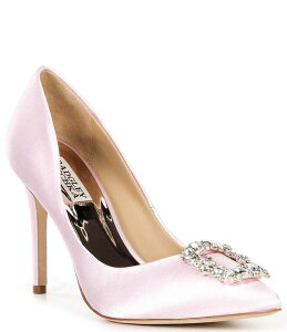 yz obWF[~VJ fB[X pvX V[Y Cher Satin Jewel Brooch Stiletto Pumps Blossom