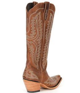 �A���A�g ���f�B�[�X �V���[�Y �u�[�c�E���C���u�[�c �g�[�� �u�[�c ���U�[ Ariat Women's Casanova Tall Leather Western Boots Shades of Grain