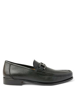 yz u[m}O Y Xb|E[t@[ V[Y Men's Trieste Bit Buckle Leather Slip-On Loafers Black
