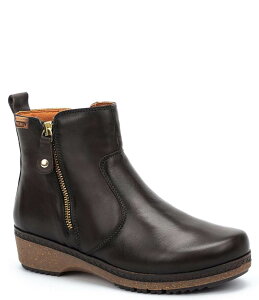 �s�R���[�m�X ���f�B�[�X �V���[�Y �u�[�c�E���C���u�[�c ���U�[ Pikolinos Granada Water-Resistant Leather Booties Black �u���b�N