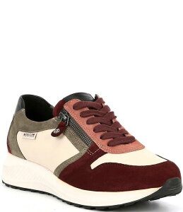 yz tBXg fB[X Xj[J[ V[Y Kim Lace-Up Zipper Sneakers Cordovan