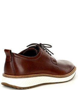GR[ Y V[Y hXV[Y Cognac ECCO Men's St.1 Hybrid Lace-Up Sneakers