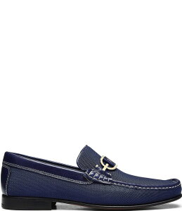 hihvl[ Y V[Y Xb|E[t@[ iC [t@[ Donald Pliner Men's Dacio Men's Nylon Bit Buckle Loafers Navy lCr[