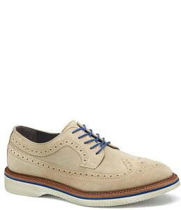 WXgAh}[tB[ Y V[Y hXV[Y EBO`bv IbNXtH[h XG[h Johnston & Murphy Collection Men's Jenson Suede Wingtip Oxfords Taupe g[v
