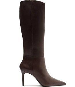 �V���b�c ���f�B�[�X �V���[�Y �u�[�c�E���C���u�[�c �g�[�� �u�[�c ���U�[ Schutz Mikki Up Leather Stiletto Tall Boots Dark Chocolate �`���R���[�g