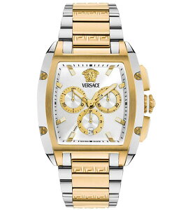 FT[` fB[X ANZT[ uXbgEoOEANbg TVc Men's Versace Dominus Chronograph Two Tone Stainless Steel Bracelet Watch Two Tone