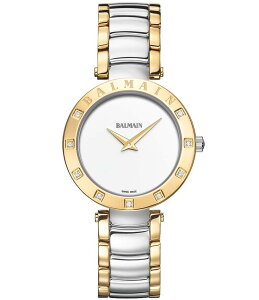 �o���}�� ���f�B�[�X �A�N�Z�T���[ �u���X���b�g�E�o���O���E�A���N���b�g T�V���c Balmain Women's Quartz Analog Two Tone Stainless Steel Bracelet Watch Two Tone