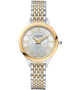 �o���}�� ���f�B�[�X �A�N�Z�T���[ �u���X���b�g�E�o���O���E�A���N���b�g T�V���c Balmain Women's Quartz Analog Two Tone Stainless Steel Bracelet Watch Two Tone
