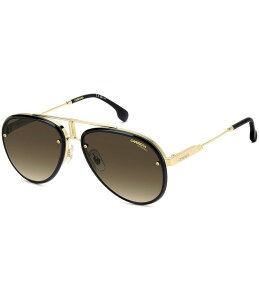 yz J[i fB[X TOXEACEFA ANZT[ Unisex Glory 58mm Aviator Sunglasses Black