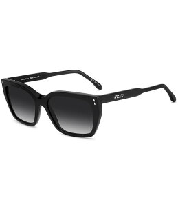 yz CUx } fB[X TOXEACEFA ANZT[ Women's IM 0218/S 58mm Rectangle Sunglasses Black