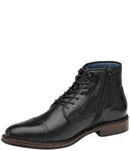 WXgAh}[tB[ Y V[Y u[cECu[c Lbv u[c U[ Johnston & Murphy Men's XC Flex Raleigh Leather Cap Toe Boots Black ubN