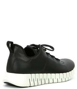 GR[ Y V[Y Xj[J[ U[ ECCO Men's Gruuv Leather Sneakers Black/Black ubN