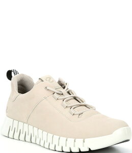 GR[ Y V[Y Xj[J[ U[ ECCO Men's Gruuv Leather Sneakers Gravel
