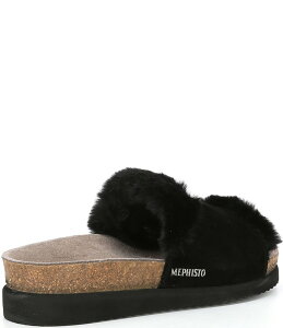 yz tBXg fB[X pvX V[Y Hemeline Velvet Leather Slides Black