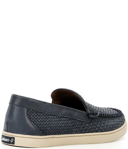 Wj[ I[ Y V[Y Xb|E[t@[ U[ [t@[ Johnnie-O Men's La Jolla Woven Leather Venetian Loafers Navy lCr[