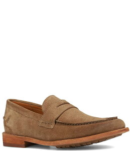 tC Y V[Y Xb|E[t@[ XG[h [t@[ Frye Men's Tyler Flex Suede Penny Loafers Mushroom