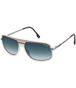 �J���[�i ���f�B�[�X �A�N�Z�T���[ �T���O���X�E�A�C�E�F�A Carrera Men's C Sport 10/S 62mm Shield Sunglasses Ivory �A�C�{���[