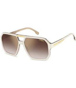 �J���[�i ���f�B�[�X �A�N�Z�T���[ �T���O���X�E�A�C�E�F�A Carrera Unisex Victory C 01/S 60mm Aviator Sunglasses Gold Ivory �A�C�{���[