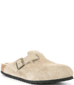 rPVgbN Y V[Y Xb|E[t@[ Birkenstock Men's Boston Shearling Lined Clogs Black ubN
