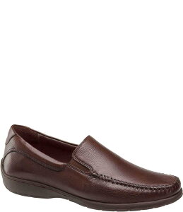WXgAh}[tB[ Y V[Y Xb|E[t@[ U[ [t@[ Johnston & Murphy Men's Crawford Leather Slip On Venetian Loafers Mahogany