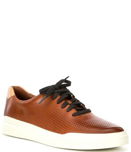 R[n[ Y V[Y hXV[Y Xj[J[ U[ Cole Haan Men's Rally Perforated Leather Sneakers British Tan ^