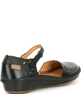 �s�R���[�m�X ���f�B�[�X �V���[�Y �p���v�X ���U�[ Pikolinos Puerto Vallarta Leather Mary Jane Flats Black �u���b�N