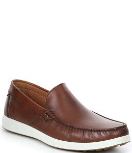 yz GR[ Y Xb|E[t@[ V[Y Men's S Lite Moc Classic Leather Slip-Ons Cognac