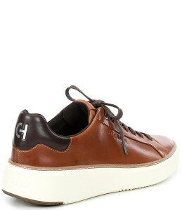 �R�[���n�[�� �����Y �V���[�Y �h���X�V���[�Y �X�j�[�J�[ ���U�[ Cole Haan Men's GrandPro Topspin Leather Sneakers British Tan �^��