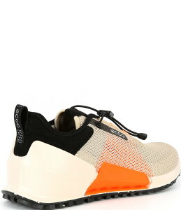 GR[ Y V[Y Xj[J[ bV ECCO Men's BIOM 2.0 BREATHRU Mesh Sneakers Sand/Orange Neon/Black ubN