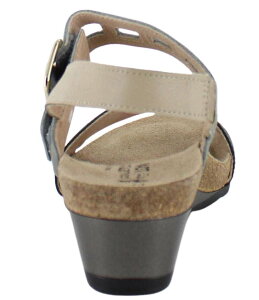 �i�I�g ���f�B�[�X �V���[�Y �T���_�� Naot Dynasty Wedge Slingback Sandal Black/Fog Grey �u���b�N