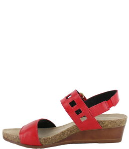 �i�I�g ���f�B�[�X �V���[�Y �T���_�� Naot Dynasty Wedge Slingback Sandal Kiss Red ���b�h