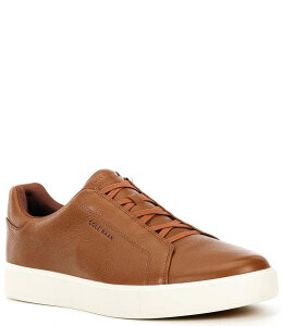 R[n[ Y V[Y Xb|E[t@[ Xj[J[ U[ Cole Haan Men's GrandPro Luxe Slip On Leather Sneakers British Tan/Madeira/Natural ^