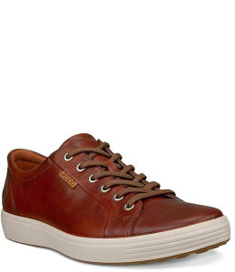 yz GR[ Y hXV[Y V[Y Men's Soft VII Leather Sneakers Cognac