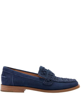 WbNW[X fB[X V[Y Xb|E[t@[ XG[h [t@[ Jack Rogers Dale Suede Crochet Loafers Midnight