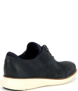 �R�[���n�[�� �����Y �V���[�Y �h���X�V���[�Y �E�B���O�`�b�v �I�b�N�X�t�H�[�h Cole Haan Men's 2.ZEROGRAND Perforated Nubuck Laser Wingtip Oxfords Navy Blazer/Ivory �A�C�{���[