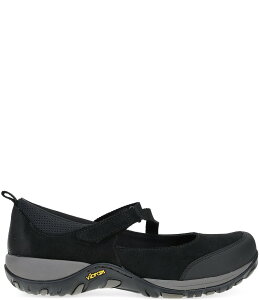 �_���X�R ���f�B�[�X �V���[�Y �p���v�X �X�G�[�h Dansko Primrose Suede V-Strap Mary Janes Black Burnished Suede �u���b�N