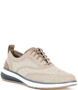 yz R[n[ Y hXV[Y V[Y Men's ORIGINALGRAND Energyweave Stitchlite Wingtip Oxfords Light Sesame/Irish Coffee/Indian Teal/Ivory