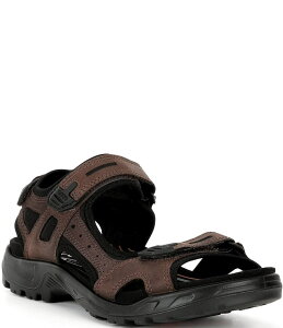GR[ Y V[Y T_ Mocha/Mocha ECCO Men's Yucatan Sandals