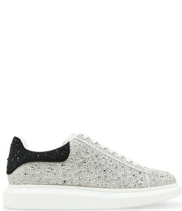 XeB[u }f Y V[Y Xj[J[ Steve Madden Men's Icebox Rhinestone Embellished Low-Top Sneakers Silver Multi Vo[