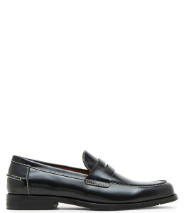 XeB[u }f Y V[Y Xb|E[t@[ U[ Black Steve Madden Men's Natan Leather Contrast Stitch Penny Loafers