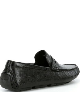 �R�[���n�[�� �����Y �V���[�Y �X���b�|���E���[�t�@�[ ���U�[ Cole Haan Men's Wyatt Leather Penny Drivers Black/Black �u���b�N