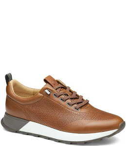 WXgAh}[tB[ Y V[Y hXV[Y Xj[J[ U[ Johnston & Murphy Men's Kinnon Perforated Leather Sneakers Black ubN