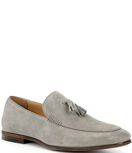 XeB[u }f Y V[Y Xb|E[t@[ XG[h [t@[ Steve Madden Men's Ondre Suede Tassel Dress Slip On Loafers Grey O[