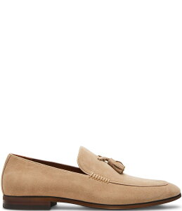 �X�e�B�[�u �}�f�� �����Y �V���[�Y �X���b�|���E���[�t�@�[ �X�G�[�h ���[�t�@�[ Steve Madden Men's Ondre Suede Tassel Dress Slip On Loafers Sand �T���h