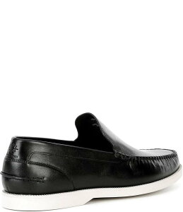 R[n[ Y V[Y Xb|E[t@[ U[ [t@[ Cole Haan Men's American Classics Leather Hampton Loafers Black/Ivory AC{[