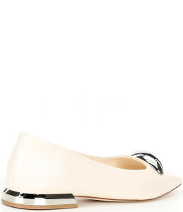 �A���g�j�I �����[�j ���f�B�[�X �V���[�Y �p���v�X ���U�[ Antonio Melani Dacey Leather Dome Ornament Flats Sweet Cream �N���[��