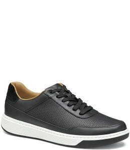 yz WXgAh}[tB[ Y Xb|E[t@[ V[Y Men's Dawson Perforated Leather U-Throat Lace Up Sneakers Black