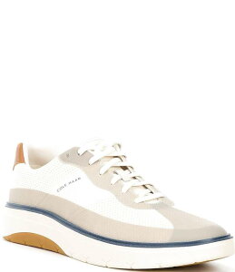 �R�[���n�[�� �����Y �V���[�Y �h���X�V���[�Y �X�j�[�J�[ Cole Haan Men's GrandPro FeatherArc Stitchlite Bike Toe Sneakers Ivory/Light Seasame/China Blue/Pecan �A�C�{���[